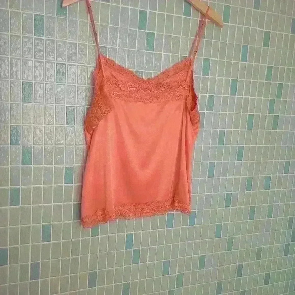 Worthington Lace Strap Cami Strap Top Orange - Picture 14 of 15